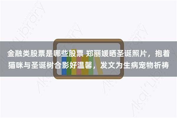 金融类股票是哪些股票 郑丽媛晒圣诞照片，抱着猫咪与圣诞树合影好温馨，发文为生病宠物祈祷